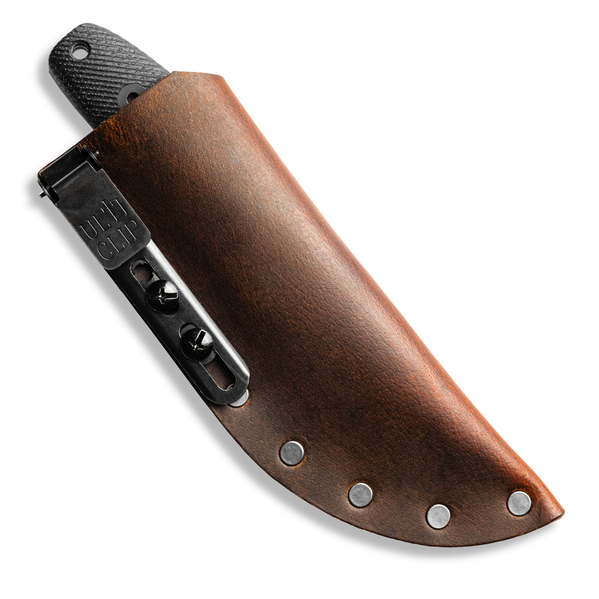 Circadian Clip Point EDC Fixed Blade Knife (CPM MagnaCut, Stonewash, Black Canvas Micarta)