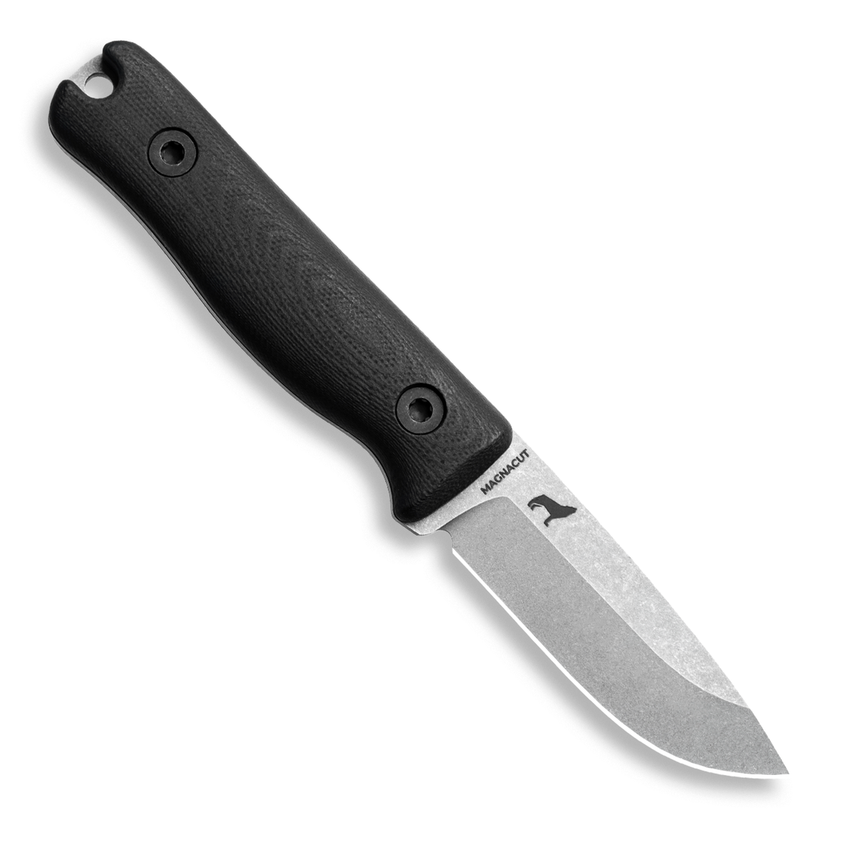 F3 EDC Fixed Blade Knife (CPM MagnaCut, Matte Stonewash, Black G10)