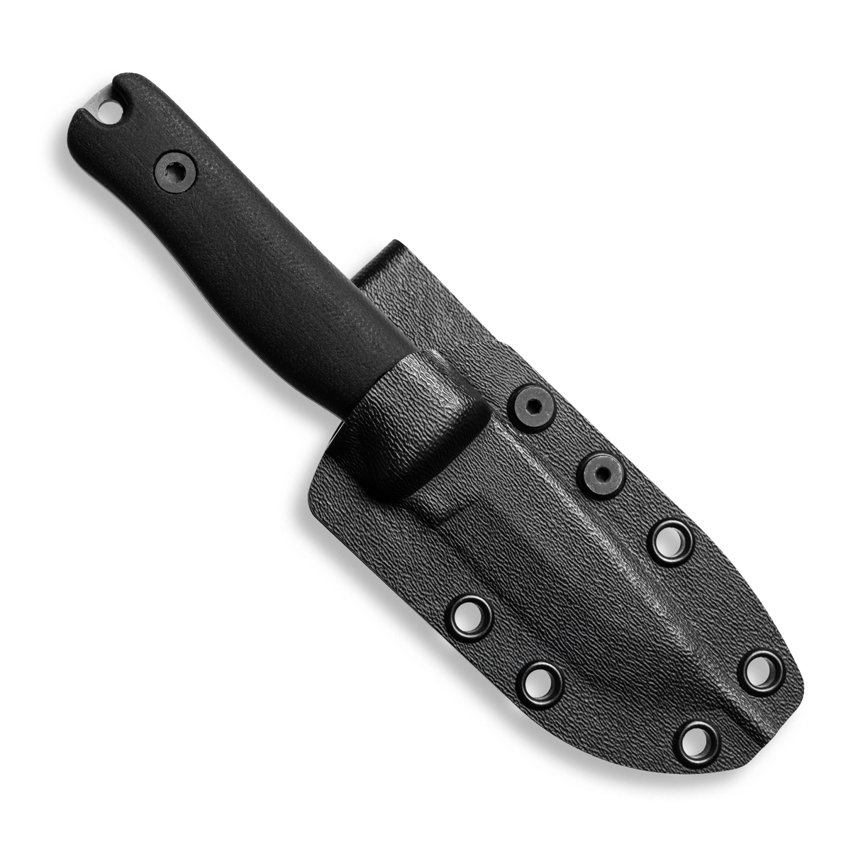 F3 EDC Fixed Blade Knife (CPM MagnaCut, Matte Stonewash, Black Canvas Micarta)