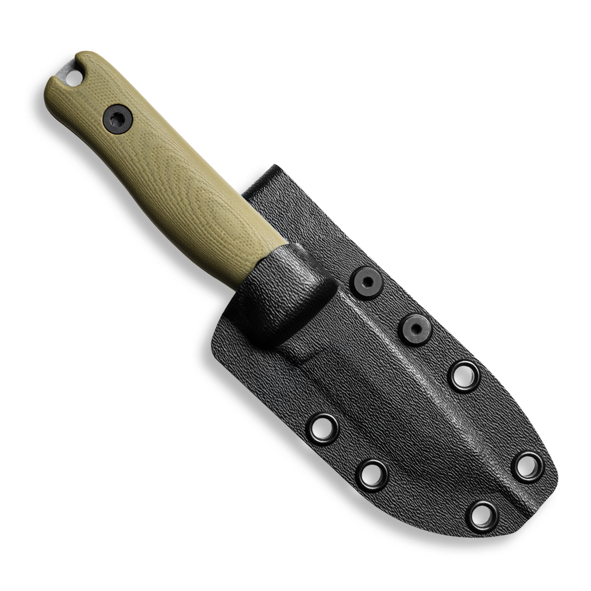 F3 EDC Fixed Blade Knife (CPM MagnaCut, Matte Stonewash, OD Green G10)