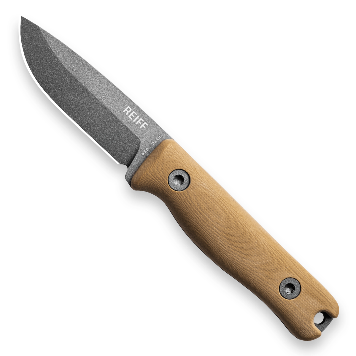 F3XC Extreme Conditions EDC Fixed Blade (CPM 3V, Tungsten, Coyote Tan G10)